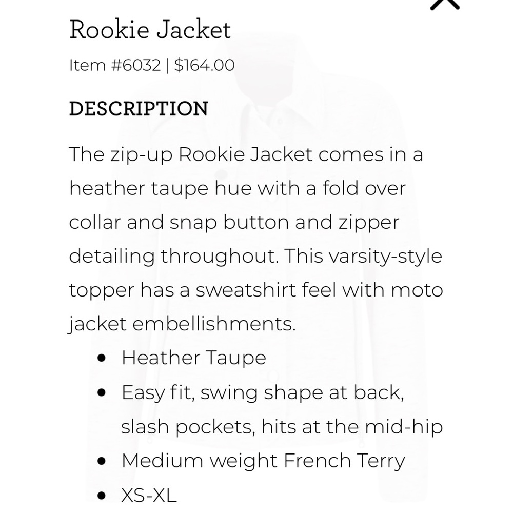 Cabi Gray Rookie Jacket - Picture 2 of 11